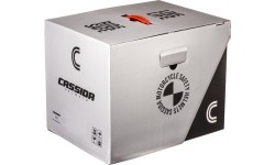 Moduliniai šalmai Cassida: Motorcycle Helmet Cassida Compress 2.0 Refraction White/Black/Fluo Yellow P/J