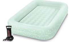 Pripučiami stovyklavimo kilimėliai Intex: Pripučiamas vaikiškas čiužinys su pompa Intex