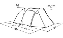 Palapinės Robens: "Robens" palapinė "Paso Flex 5