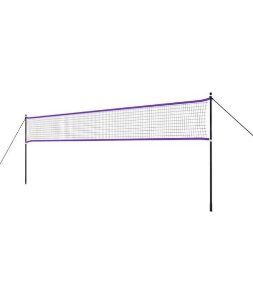 Badminton Nets Nils: Badmintono tinkas Nils NT300, 600 x 60 cm, visiškai dengiantis dėklas