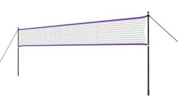 Badminton Nets Nils: Badmintono tinkas Nils NT300, 600 x 60 cm, visiškai dengiantis dėklas
