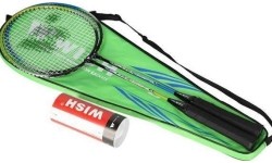 Badminton Sets Wish: Badmintono rakečių rinkinys Wish Steeltec 216K