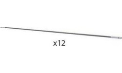 Batutų dalys ir aksesuarai BERG: Elite+ - Set tent tubes Frame net 380 (12,5ft)