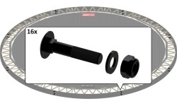 Trampoline Spare Parts BERG: Flatground - Fasteners