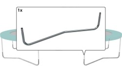 Trampoline Spare Parts BERG: Grand Favorit - W-Leg 520