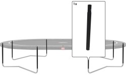 Batutų dalys ir aksesuarai BERG: Grand Favorit - Middle Post 520 Black