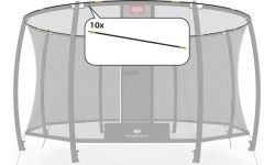 Batutų dalys ir aksesuarai BERG: Grand Safety Net Deluxe - Set Tent Tubes 350