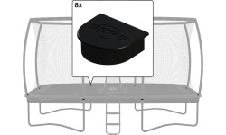 Trampoline Spare Parts BERG: Ultim Safety Net DLX XL - Covering Caps 500 (8x)