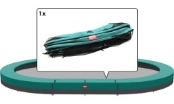 Batutų dalys ir aksesuarai BERG: Grand Champion - InGround Padding 470 green (27cm)