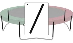 Trampoline Spare Parts BERG: Batuto spyruoklių apsauga Berg Elite 380, pilka