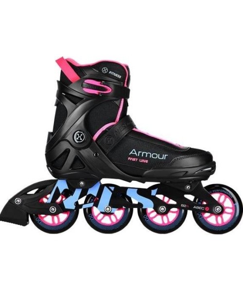 Fixed size rollers Nils Extreme: NA22151 INLINE RIEDLENTĖS ARMOUR BLACK 38 DYDIS NILS EXTREME