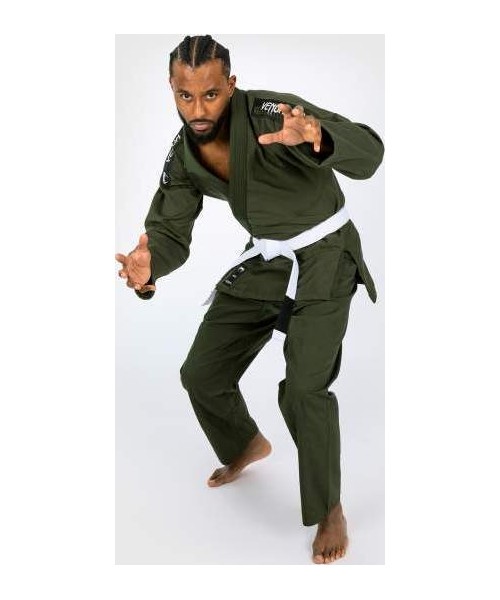 Jiu Jitsu Kimono Venum: "Venum First BJJ GI" - chaki spalvos