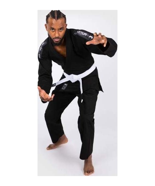 Jiu Jitsu Kimono Venum: "Venum First BJJ GI" - Juoda
