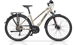 Dviračiai jaunimui ir suaugusiems : CROSS Travel Trek 28" dydis 19" (48cm) (šampaninė)