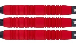 Smiginio strėlytės Unicorn: Strėlytė Unicorn Core Plus gumuotas žalvaris raudonas – 3 vnt.