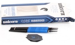 Darts Unicorn: Strėlytė Unicorn Core Plus gumuotas žalvaris mėlynas – 3 vnt,