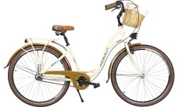 City Bikes : Dviratis AZIMUT Sarema ALU 28" 3-speed 2023 cream semi-matt