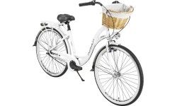 Dviračiai jaunimui ir suaugusiems : Dviratis AZIMUT Sarema ALU 28" 3-speed 2023 white matt