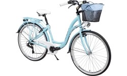 Dviračiai jaunimui ir suaugusiems : Dviratis AZIMUT Sarema 28" ALU TX-6 2023 turquoise