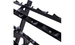 Dumbbell Stands inSPORTline: Trijų lentynų viengubų hantelių stovas inSPORTline GymRack III