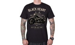Vyriški marškinėliai Black Heart: Marškinėliai BLACK HEART Motociklas