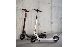 Children's Scooters Nils Extreme: HM209T JUODAI-RAUDONAS DISKINIŲ STABDŽIŲ MOTOROLERIS NILS EXTREME