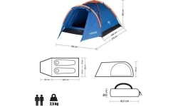 Tents Nils Camp: NC6010 KEMPINGO PALAPINĖ HIKER NILS CAMP