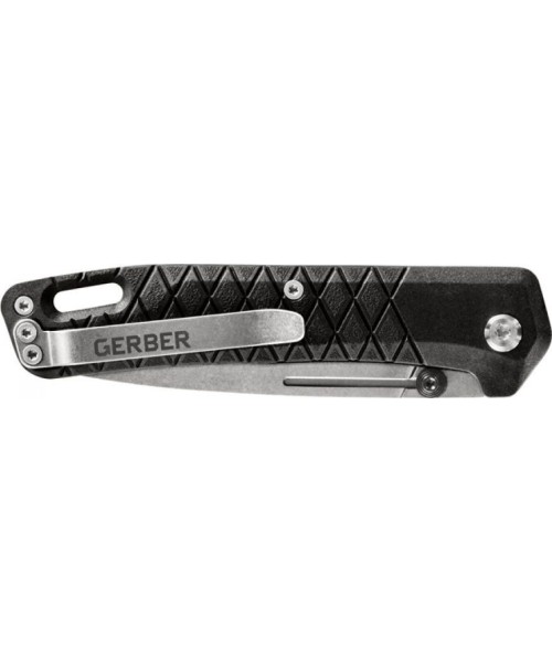 Hunting and Survival Knives : Kišeninis peilis Gerber EDC Zilch, juodas