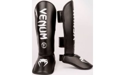 Kojų ir blauzdų apsaugos Venum: Venum Challenger Kids Shin Guards - Black/White