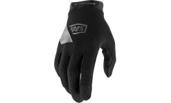 Men's Cycling Gloves 100%: Cycling/Motocross Gloves 100% Ridecamp Black