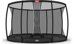 In-ground trampolines BERG: BERG Elite InGround 430 Grey + Safety Net DLX XL