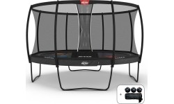 On-ground trampolines BERG: BERG Elite Regular 430 Grey Levels + Safety Net Deluxe
