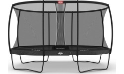 On-ground trampolines BERG: BERG Grand Elite Regular 520 Grey + Safety Net DLX XL