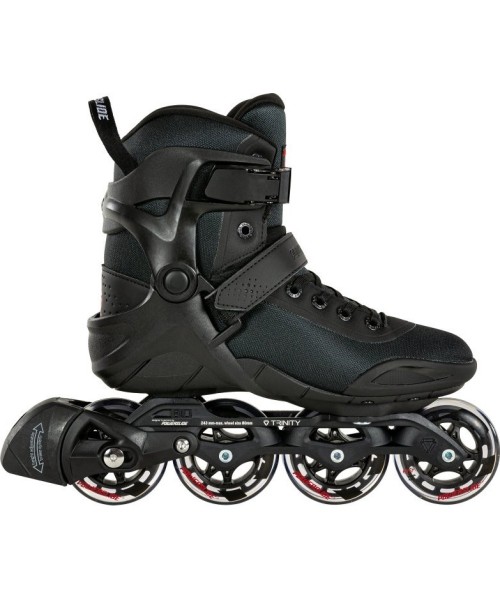 Fiksuoto dydžio riedučiai Powerslide: Riedučiai Powerslide Phuzion Radon Black 80 Trinity