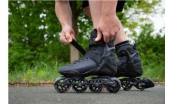 Fiksuoto dydžio riedučiai Powerslide: Riedučiai Powerslide Phuzion Radon Black 80 Trinity