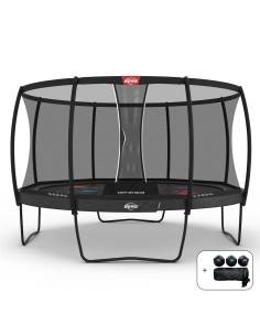 On-ground trampolines BERG: BERG Champion Regular 430 Grey Levels + Safety Net Deluxe