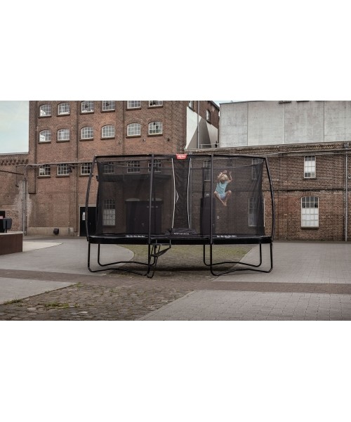 On-ground trampolines BERG: BERG Ultim Champion Regular 410 Grey + Safety Net DLX XL