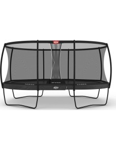 On-ground trampolines BERG: BERG Grand Champion Regular 520 Grey + Safety Net Deluxe