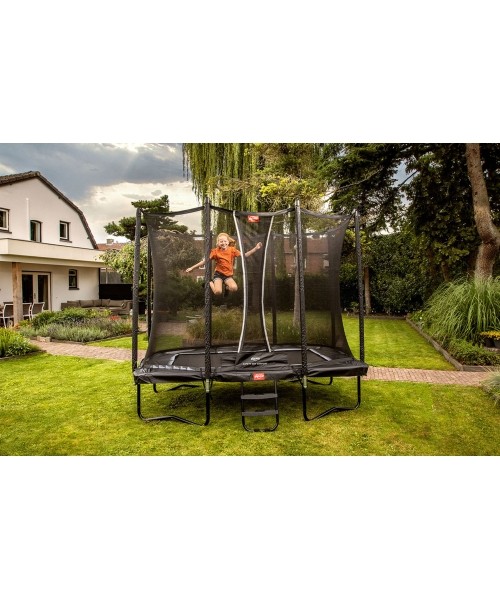 On-ground trampolines BERG: BERG Ultim Favorit Regular 330 Grey + Safety Net Comfort
