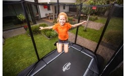 On-ground trampolines BERG: BERG Ultim Favorit Regular 330 Grey + Safety Net Comfort