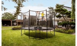 On-ground trampolines BERG: BERG Ultim Favorit Regular 330 Grey + Safety Net Comfort
