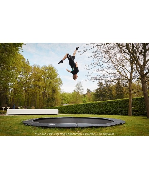 Įleidžiami batutai BERG: BERG SPORTS Champion FlatGround 380 Green