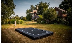 In-ground trampolines BERG: Trampoline BERG Ultim Favorit InGround 280 Grey + Safety Net Comfort