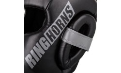 Bokso šalmai Ringhorns: "Ringhorns" įkroviklio galvos apdangalas - juodas