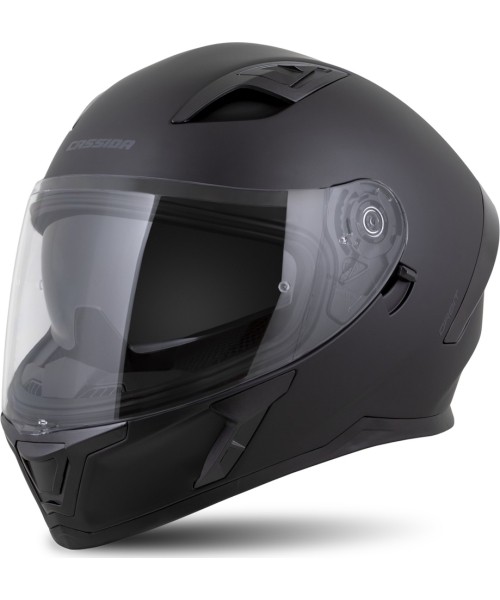 Viso veido šalmai Cassida: Motociklininko šalmas Cassida Orbit Solid Matte Black/Black