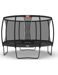 On-ground trampolines BERG: BERG Elite Regular 380 Grey + Safety Net Deluxe