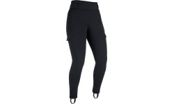 Women's Textile Motorcycle Trousers Oxford: Women’s Motorcycle Leggings Oxford Super Cargo Black
