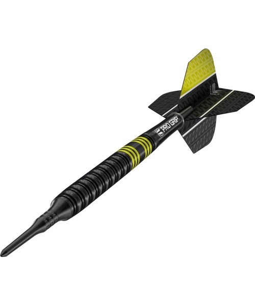 Smiginio strėlytės Target: Smiginis Target Vapor8 Black Yellow 80% - 3 pakuotės