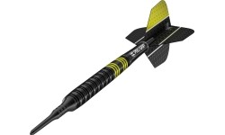 Smiginio strėlytės Target: Smiginis Target Vapor8 Black Yellow 80% - 3 pakuotės