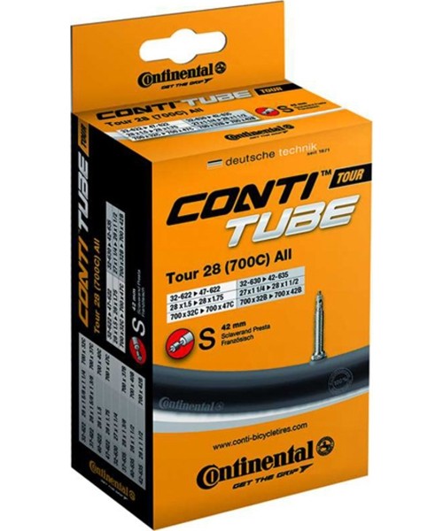 Gloves & Helmets & Accessories : Dviračio padangos kamera Continental Compact 24, 532/47-507/544, Dunlop ventilis